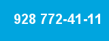928 772-41-11